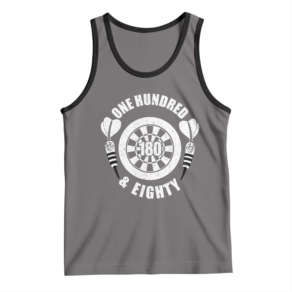 Triple 20 Master Dartist Gift Tank Top One Hundred And Eighty TS12 Deep Heather Black Print Your Wear