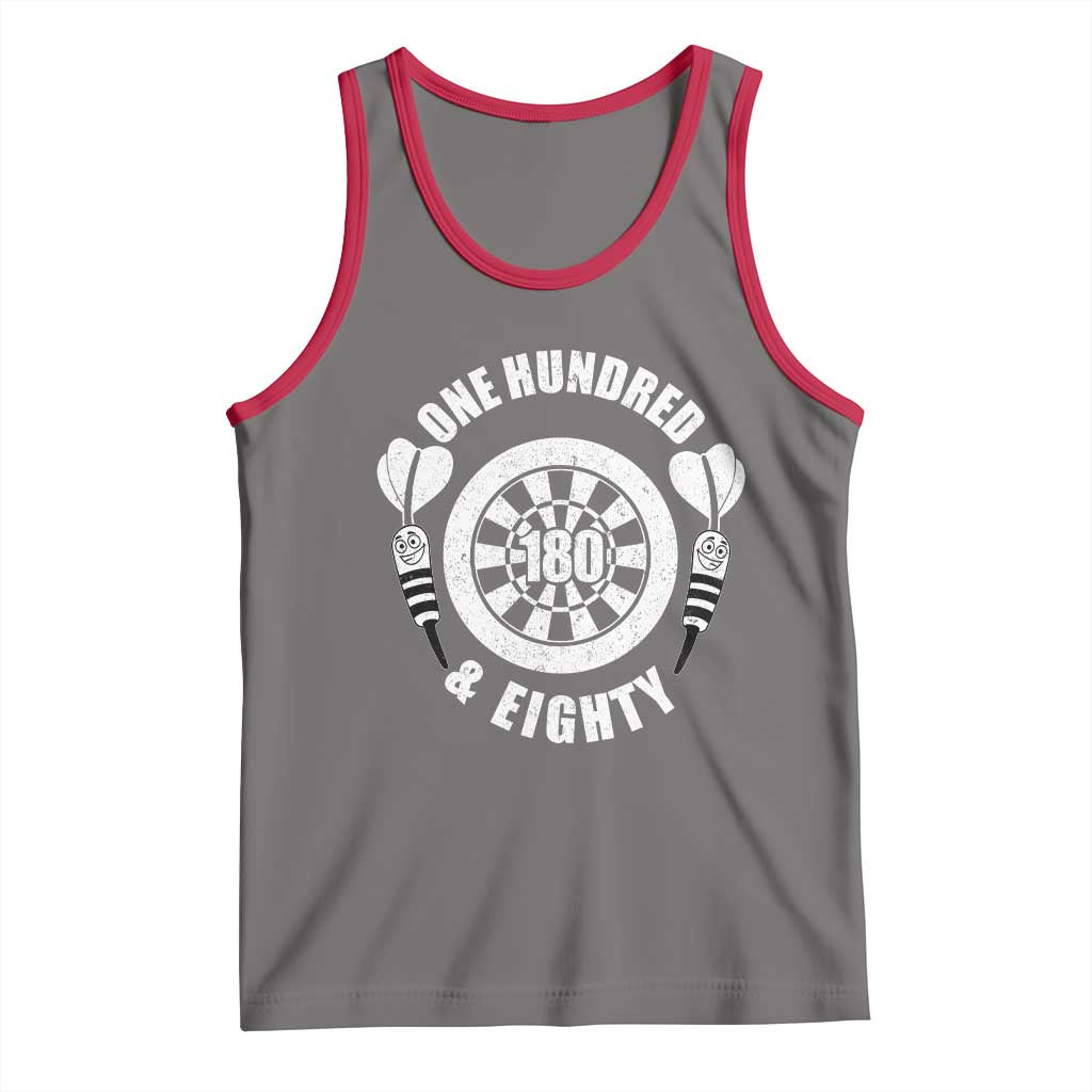Triple 20 Master Dartist Gift Tank Top One Hundred And Eighty TS12 Deep Heather Red Print Your Wear