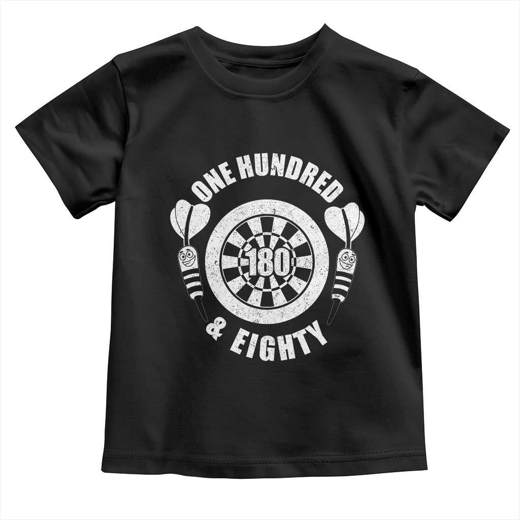 Triple 20 Master Dartist Gift Toddler T Shirt One Hundred And Eighty TS12 Black Print Your Wear