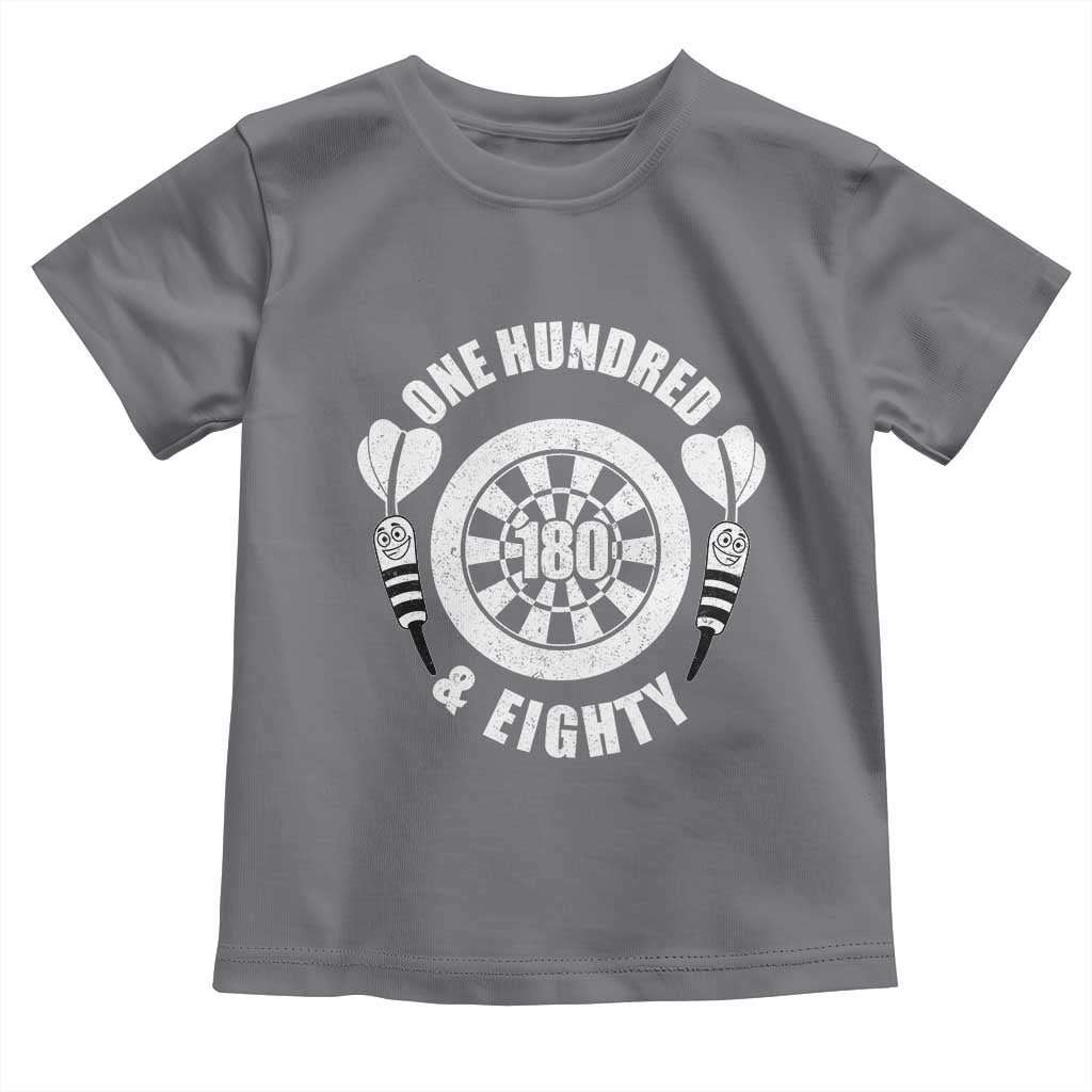 Triple 20 Master Dartist Gift Toddler T Shirt One Hundred And Eighty TS12 Charcoal Print Your Wear
