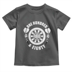 Triple 20 Master Dartist Gift Toddler T Shirt One Hundred And Eighty TS12 Dark Heather Print Your Wear