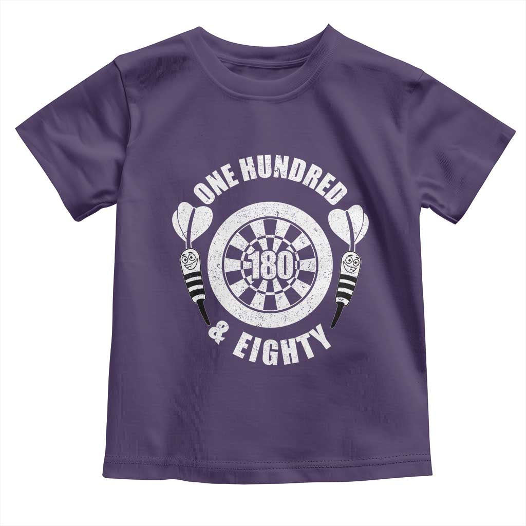 Triple 20 Master Dartist Gift Toddler T Shirt One Hundred And Eighty TS12 Purple Print Your Wear