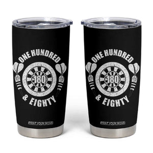 Triple 20 Master Dartist Gift Tumbler Cup One Hundred And Eighty TS12 Black Print Your Wear