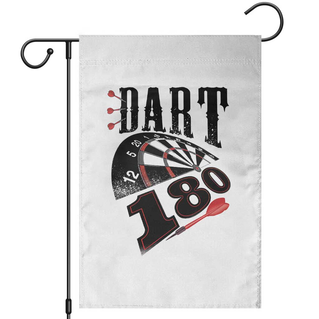 Max Score 180 Darts Lover Garden Flag Darts Team Party Gift TS12 White Print Your Wear