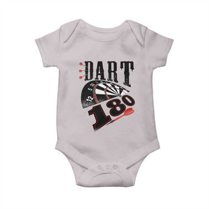 Max Score 180 Darts Lover Baby Onesie Darts Team Party Gift TS12 Ice Gray Print Your Wear