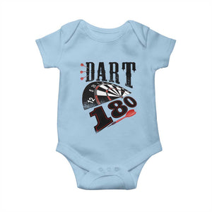 Max Score 180 Darts Lover Baby Onesie Darts Team Party Gift TS12 Light Blue Print Your Wear