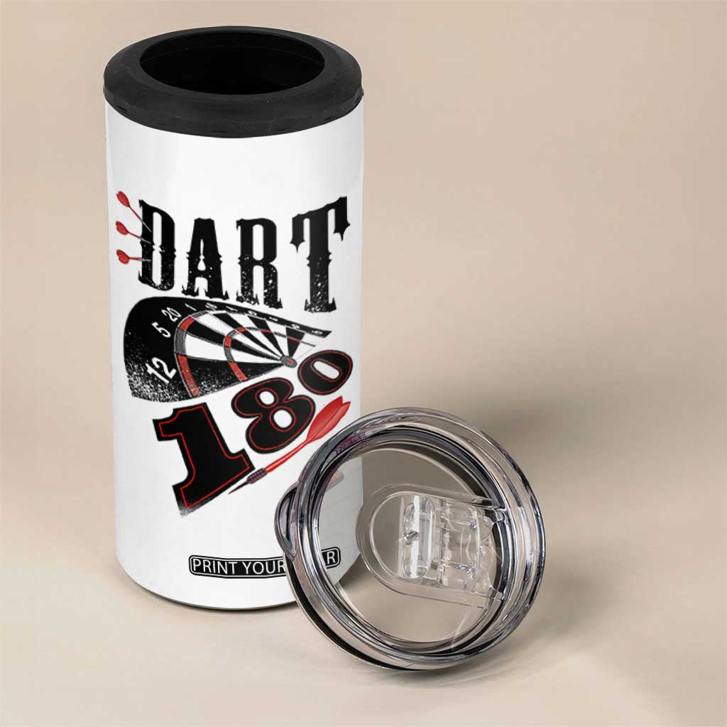 Max Score 180 Darts Lover 4 in 1 Can Cooler Tumbler Darts Team Party Gift TS12 Print Your Wear