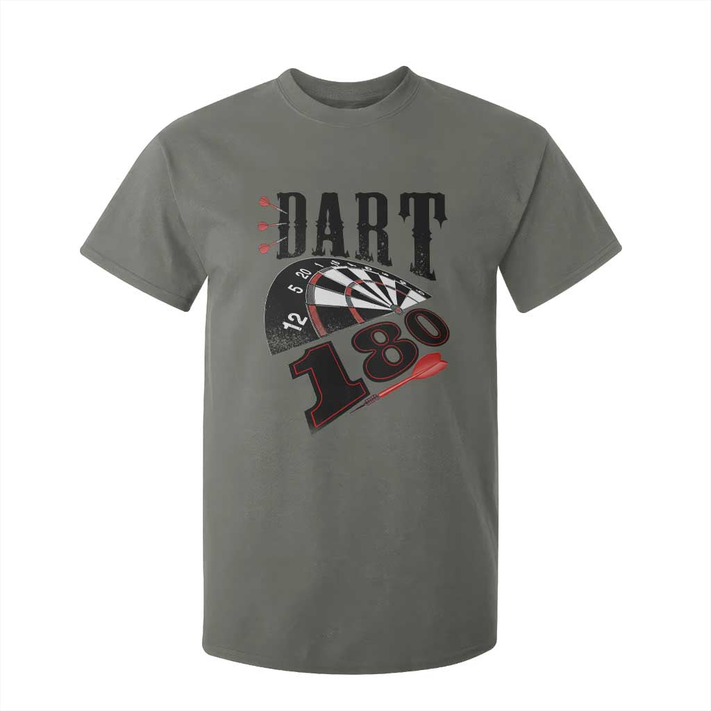 Max Score 180 Darts Lover T Shirt For Kid Darts Team Party Gift TS12 Military Green Print Your Wear