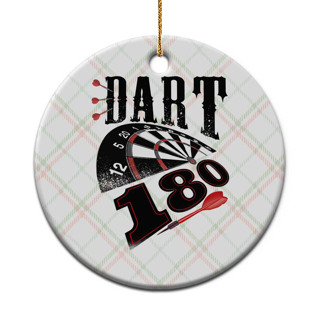 Max Score 180 Darts Lover Ceramic Ornament Darts Team Party Gift TS12 1pc Christmas Plaid Print Your Wear