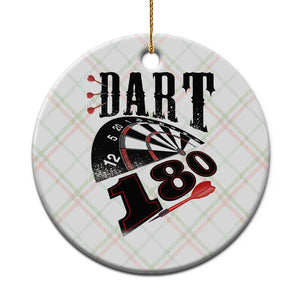 Max Score 180 Darts Lover Ceramic Ornament Darts Team Party Gift TS12 1pc Christmas Plaid Print Your Wear