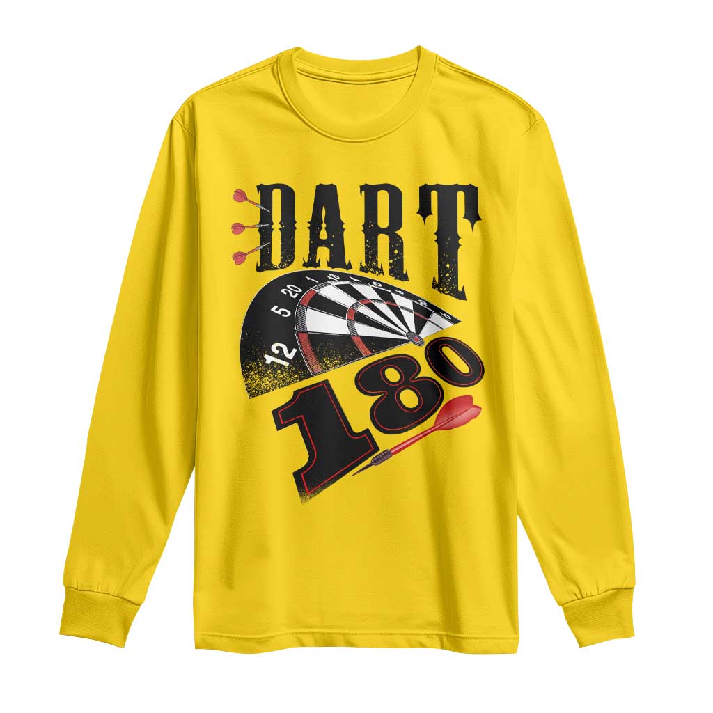 Max Score 180 Darts Lover Long Sleeve Shirt Darts Team Party Gift TS12 Daisy Print Your Wear