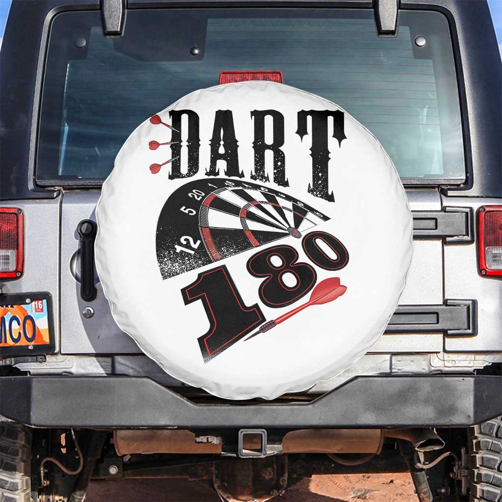 Max Score 180 Darts Lover Spare Tire Cover Darts Team Party Gift TS12 No hole White Print Your Wear