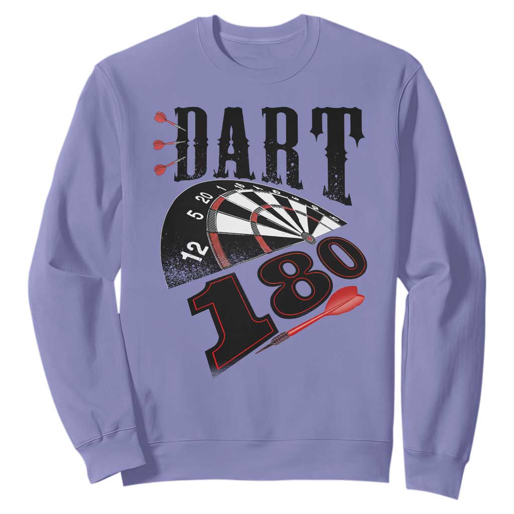 Max Score 180 Darts Lover Sweatshirt Darts Team Party Gift TS12 Violet Print Your Wear