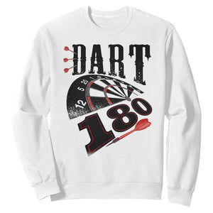 Max Score 180 Darts Lover Sweatshirt Darts Team Party Gift TS12 White Print Your Wear