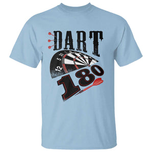 Max Score 180 Darts Lover T Shirt Darts Team Party Gift TS12 Light Blue Print Your Wear