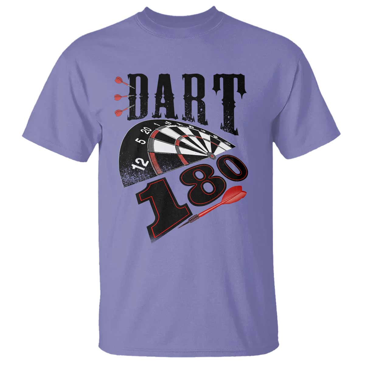 Max Score 180 Darts Lover T Shirt Darts Team Party Gift TS12 Violet Print Your Wear
