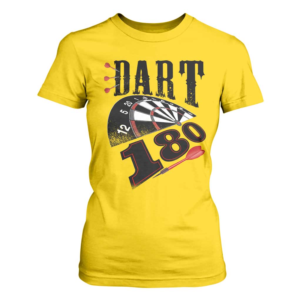 Max Score 180 Darts Lover T Shirt For Women Darts Team Party Gift TS12 Daisy Print Your Wear