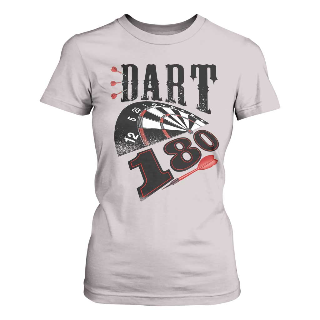 Max Score 180 Darts Lover T Shirt For Women Darts Team Party Gift TS12 Ice Gray Print Your Wear
