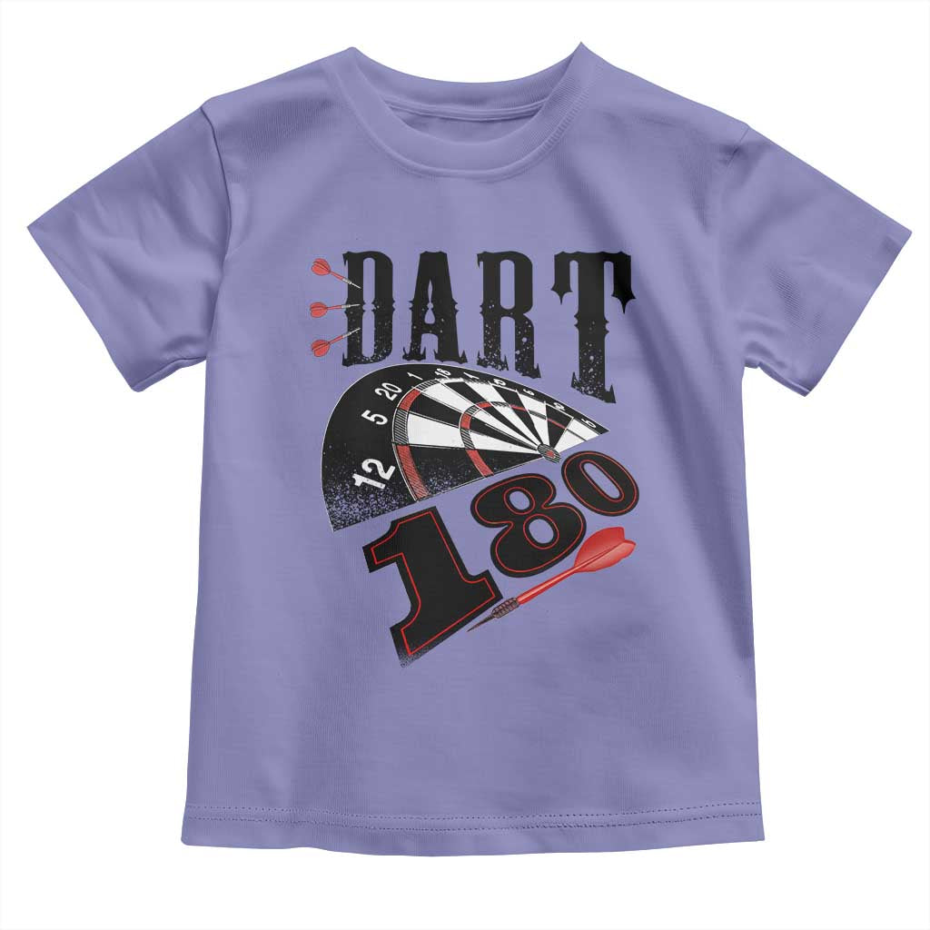 Max Score 180 Darts Lover Toddler T Shirt Darts Team Party Gift TS12 Violet Print Your Wear