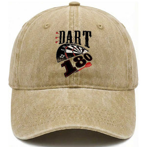 Max Score 180 Darts Lover Washed Cotton Baseball Cap Darts Team Party Gift TS12 Print Your Wear
