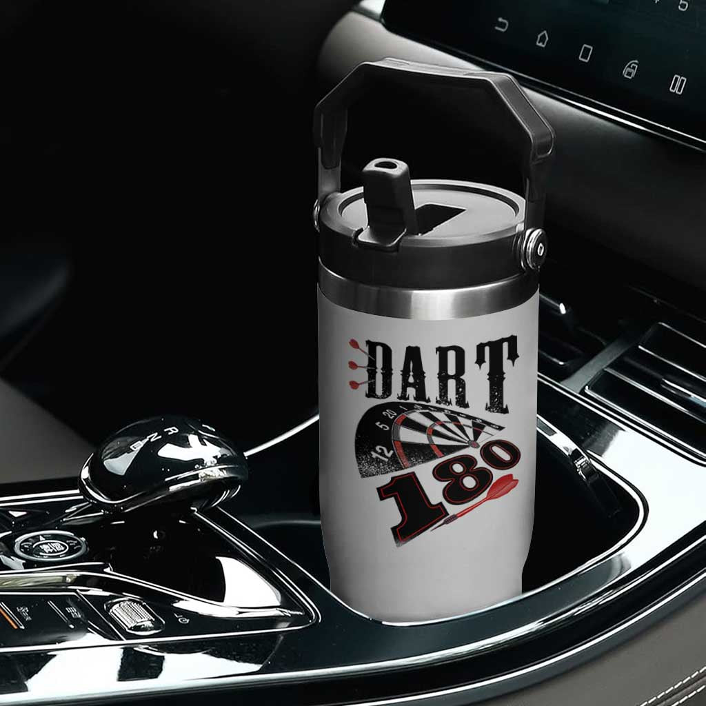 Max Score 180 Darts Lover Flip Straw Tumbler Darts Team Party Gift TS12 Print Your Wear