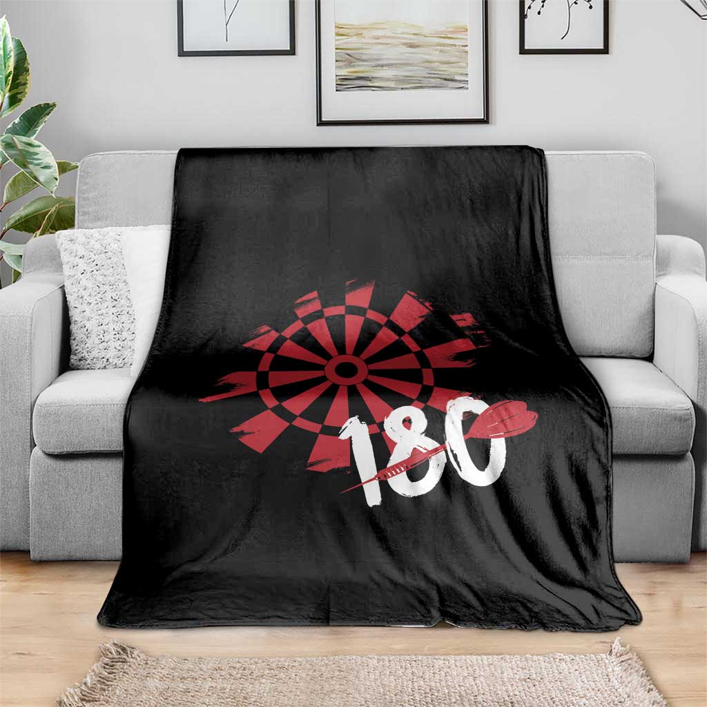 Triple 20 Master Dartist Throw Blanket Funny Pub Games Drinking Gift - Print Your Wear