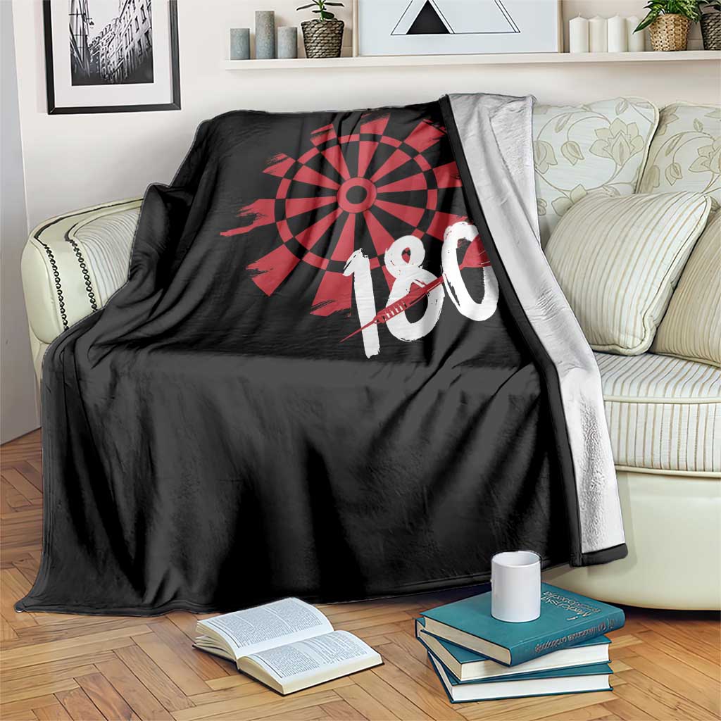 Triple 20 Master Dartist Throw Blanket Funny Pub Games Drinking Gift - Print Your Wear