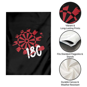 Triple 20 Master Dartist Garden Flag Funny Pub Games Drinking Gift - Print Your Wear