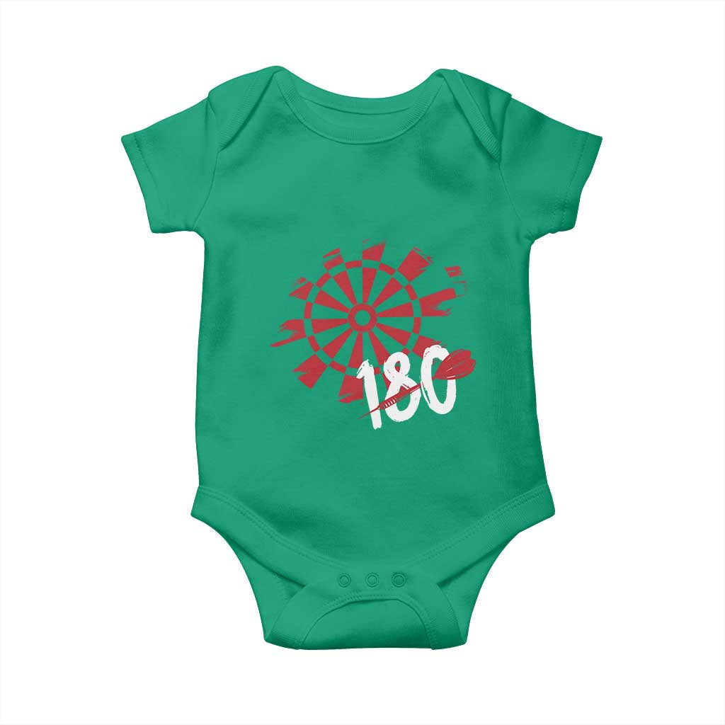Triple 20 Master Dartist Baby Onesie Funny Pub Games Drinking Gift TS12 Irish Green Print Your Wear