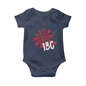 Triple 20 Master Dartist Baby Onesie Funny Pub Games Drinking Gift TS12 Navy Print Your Wear