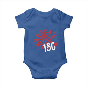 Triple 20 Master Dartist Baby Onesie Funny Pub Games Drinking Gift TS12 Royal Blue Print Your Wear