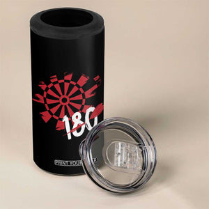 Triple 20 Master Dartist 4 in 1 Can Cooler Tumbler Funny Pub Games Drinking Gift TS12 Print Your Wear