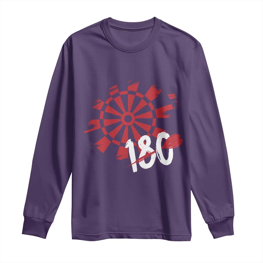 Triple 20 Master Dartist Long Sleeve Shirt Funny Pub Games Drinking Gift TS12 Purple Print Your Wear