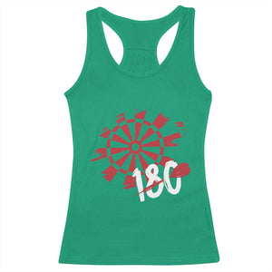 Triple 20 Master Dartist Racerback Tank Top Funny Pub Games Drinking Gift TS12 Irish Green Print Your Wear