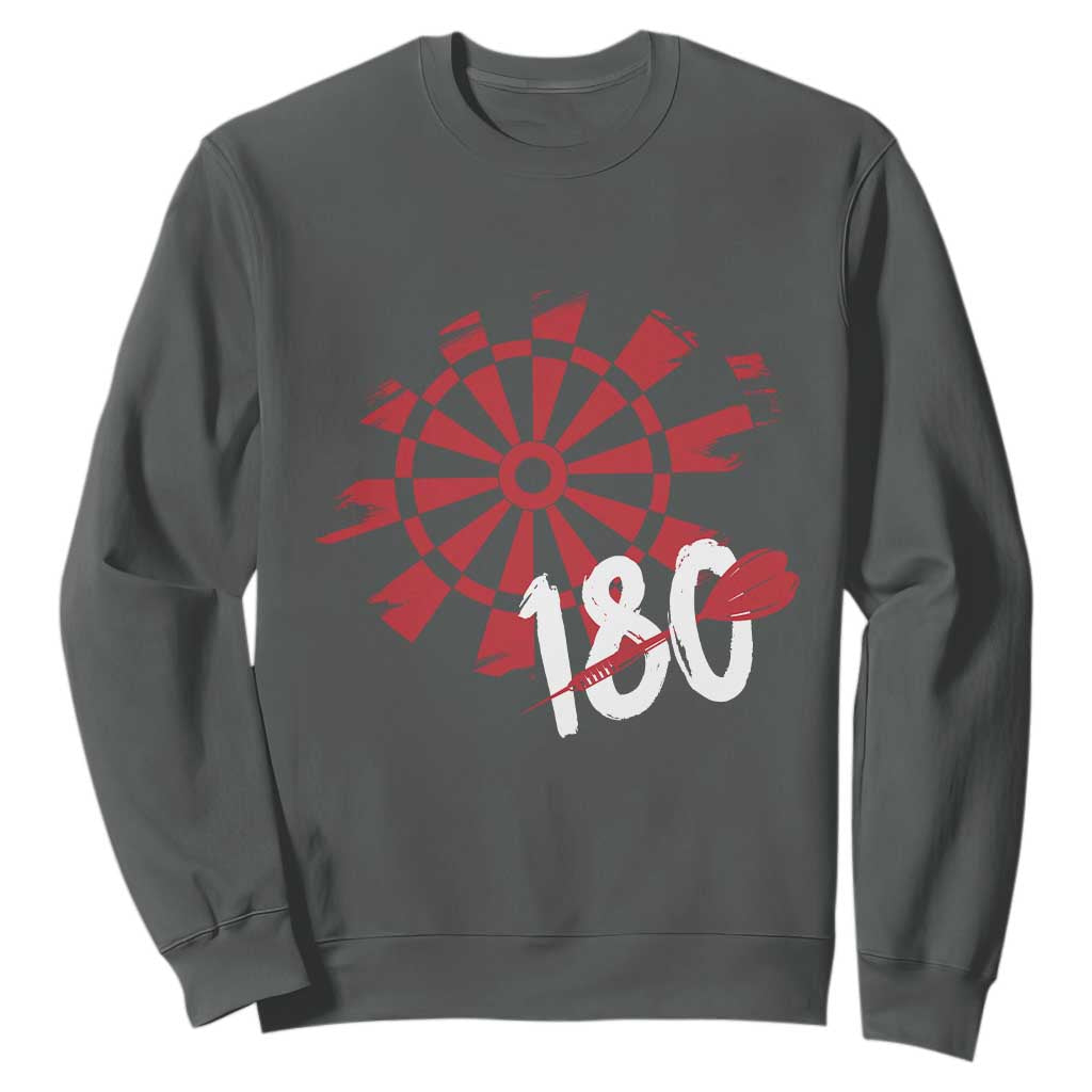 Triple 20 Master Dartist Sweatshirt Funny Pub Games Drinking Gift TS12 Dark Heather Print Your Wear