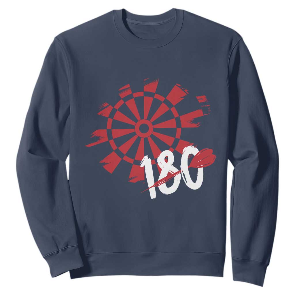 Triple 20 Master Dartist Sweatshirt Funny Pub Games Drinking Gift TS12 Navy Print Your Wear
