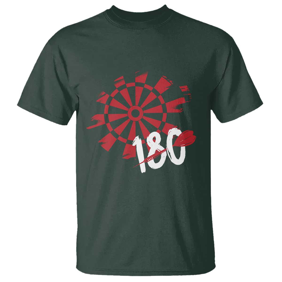 Triple 20 Master Dartist T Shirt Funny Pub Games Drinking Gift TS12 Dark Forest Green Print Your Wear