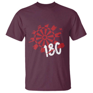 Triple 20 Master Dartist T Shirt Funny Pub Games Drinking Gift TS12 Maroon Print Your Wear