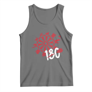 Triple 20 Master Dartist Tank Top Funny Pub Games Drinking Gift TS12 Black Heather Print Your Wear