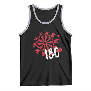 Triple 20 Master Dartist Tank Top Funny Pub Games Drinking Gift TS12 Black Athletic Heather Print Your Wear