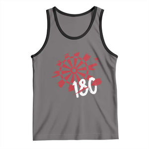 Triple 20 Master Dartist Tank Top Funny Pub Games Drinking Gift TS12 Deep Heather Black Print Your Wear