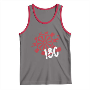 Triple 20 Master Dartist Tank Top Funny Pub Games Drinking Gift TS12 Deep Heather Red Print Your Wear