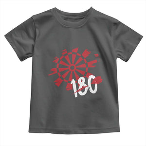 Triple 20 Master Dartist Toddler T Shirt Funny Pub Games Drinking Gift TS12 Dark Heather Print Your Wear