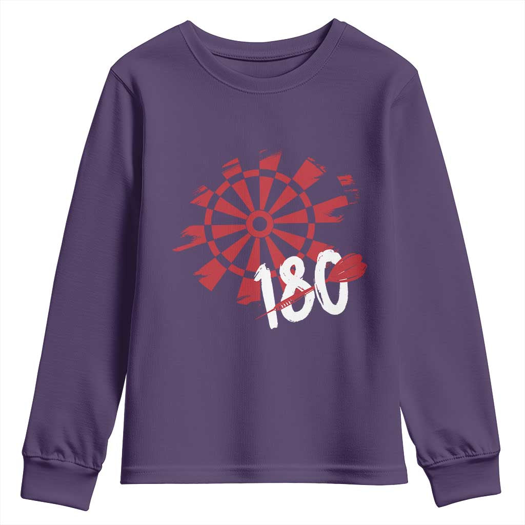 Triple 20 Master Dartist Youth Sweatshirt Funny Pub Games Drinking Gift TS12 Purple Print Your Wear