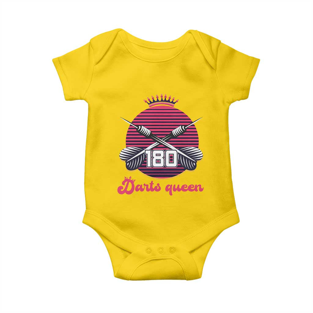 Darts Queen 180 Max Score Baby Onesie Funny Bullseye Shooter Gift TS12 Daisy Print Your Wear
