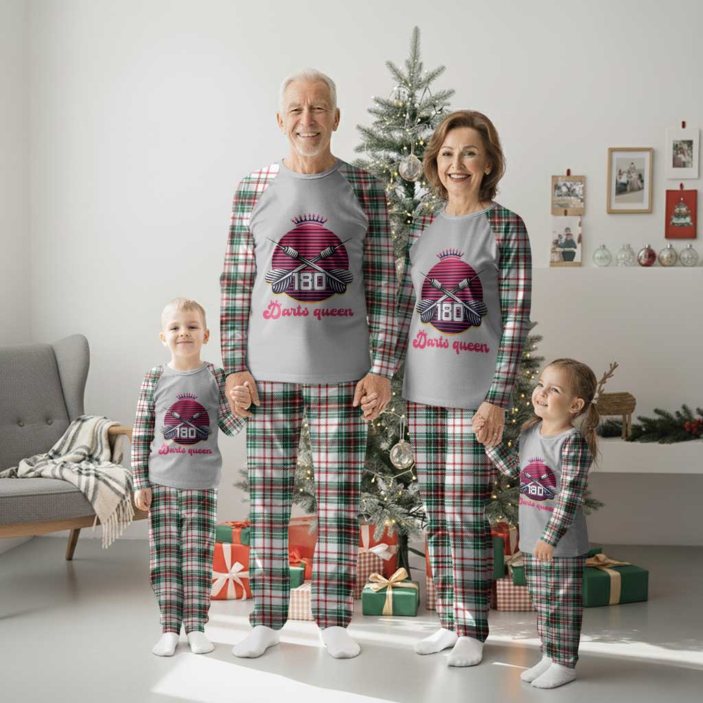 Darts Queen 180 Max Score Plaid Pajama Set Funny Bullseye Shooter Gift TS12 Christmas Plaid Print Your Wear