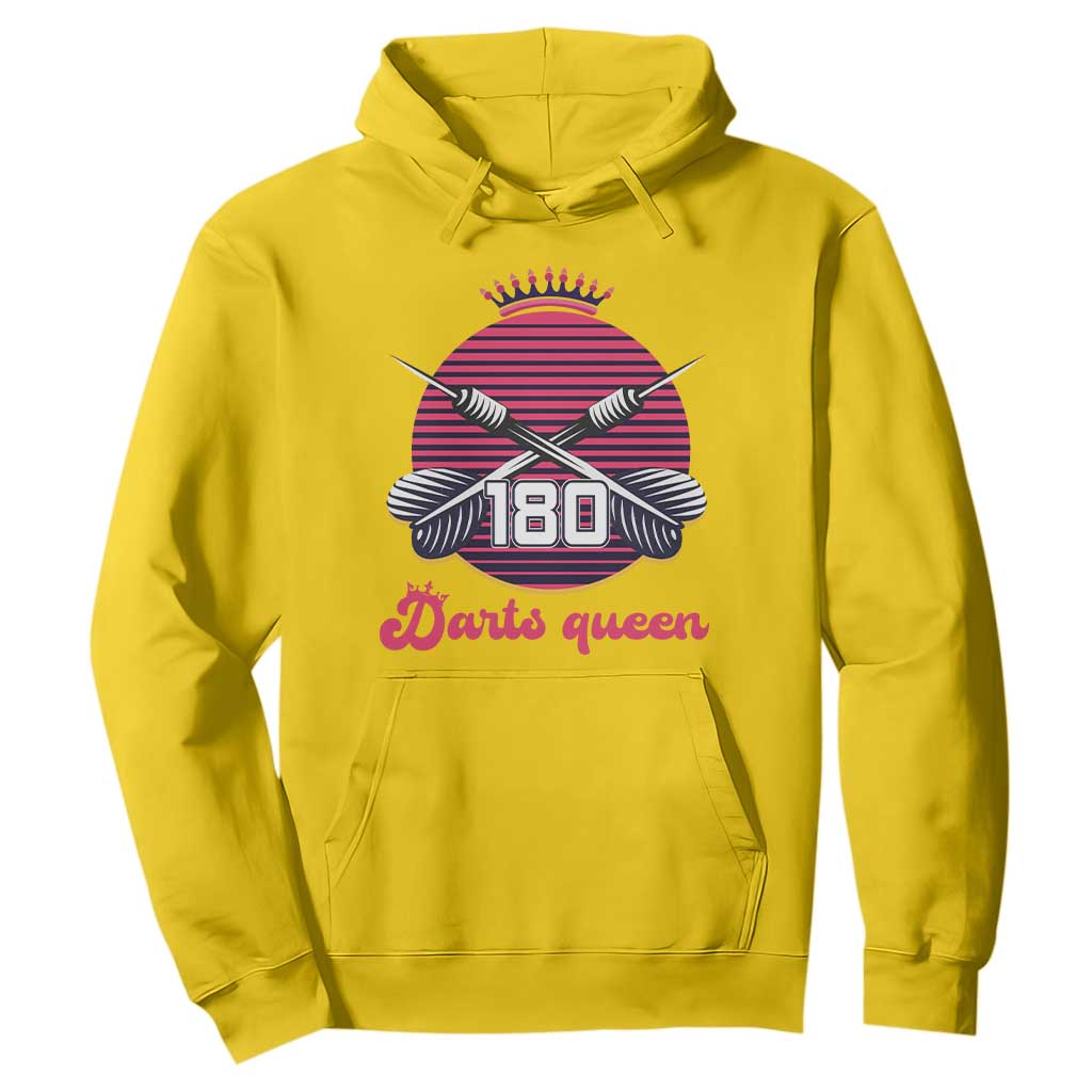 Darts Queen 180 Max Score Hoodie Funny Bullseye Shooter Gift TS12 Daisy Print Your Wear