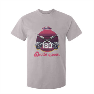 Darts Queen 180 Max Score T Shirt For Kid Funny Bullseye Shooter Gift TS12 Ice Gray Print Your Wear