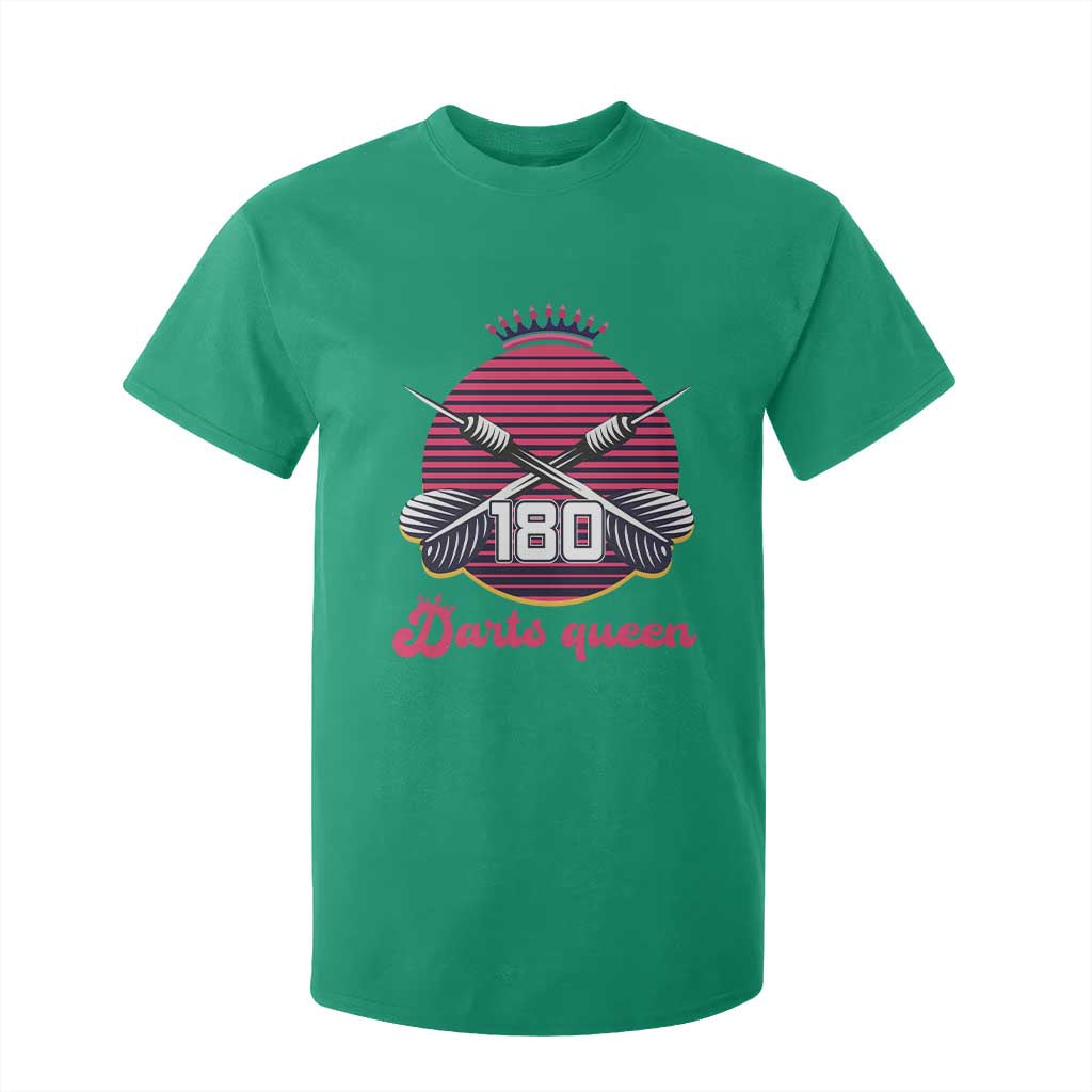 Darts Queen 180 Max Score T Shirt For Kid Funny Bullseye Shooter Gift TS12 Irish Green Print Your Wear