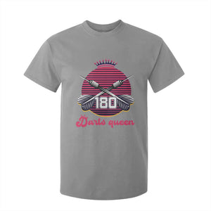Darts Queen 180 Max Score T Shirt For Kid Funny Bullseye Shooter Gift TS12 Sport Gray Print Your Wear